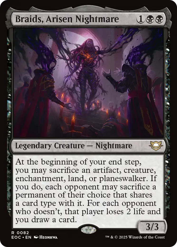 Braids, Arisen Nightmare [Edge of Eternities Commander] | Gear Gaming Fayetteville