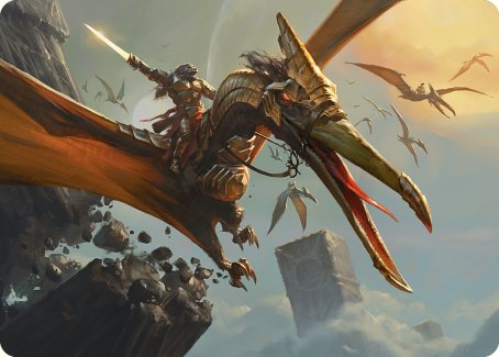 Skyhunter Strike Force Art Card [Phyrexia: All Will Be One Art Series] | Gear Gaming Fayetteville