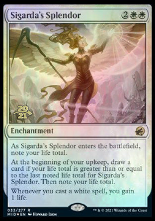 Sigarda's Splendor [Innistrad: Midnight Hunt Prerelease Promos] | Gear Gaming Fayetteville