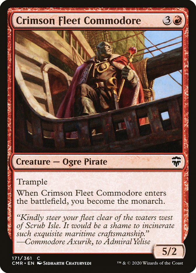Crimson Fleet Commodore [Commander Legends] | Gear Gaming Fayetteville