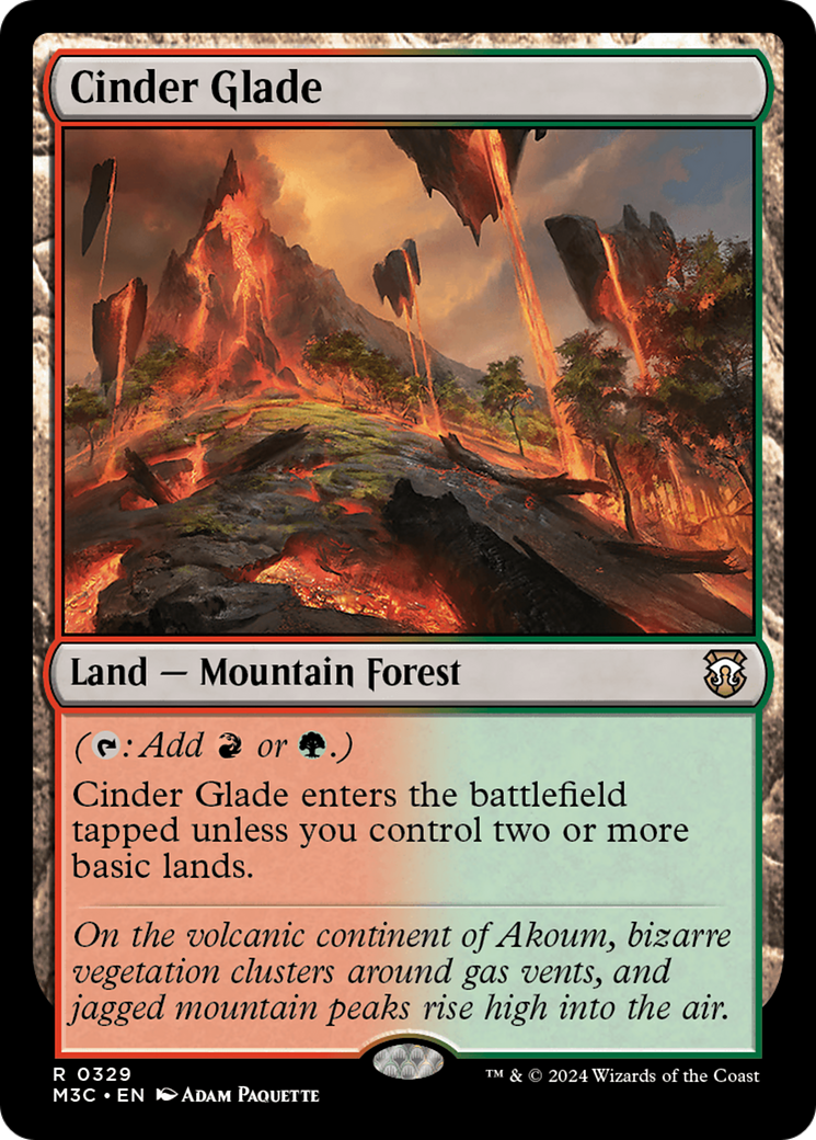 Cinder Glade [Modern Horizons 3 Commander] | Gear Gaming Fayetteville