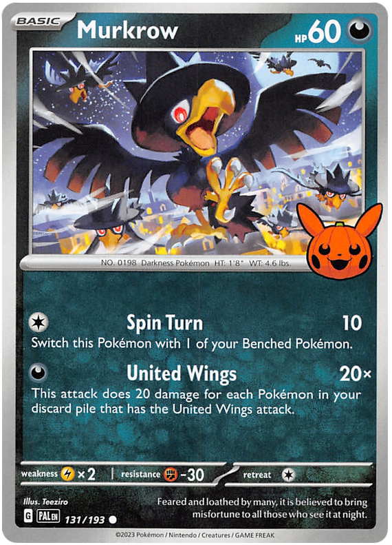 Murkrow (131/193) [Trick or Trade 2023] | Gear Gaming Fayetteville
