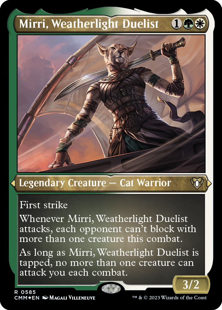 Mirri, Weatherlight Duelist (Foil Etched) [Commander Masters] | Gear Gaming Fayetteville