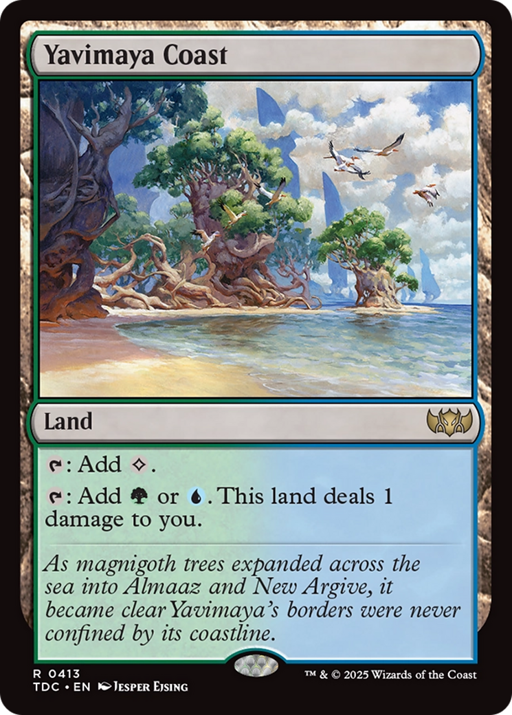 Yavimaya Coast [Tarkir: Dragonstorm Commander] | Gear Gaming Fayetteville
