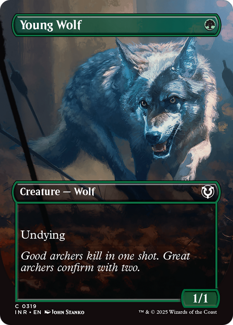 Young Wolf (Borderless) [Innistrad Remastered] | Gear Gaming Fayetteville