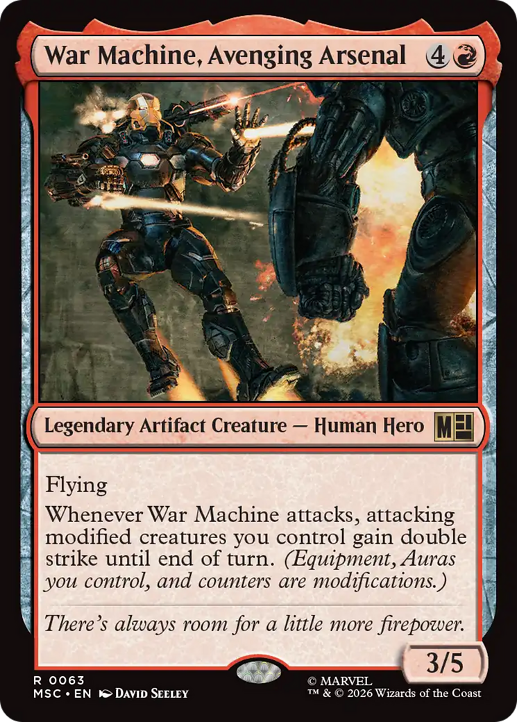 War Machine, Avenging Arsenal [Marvel Super Heroes Commander] | Gear Gaming Fayetteville