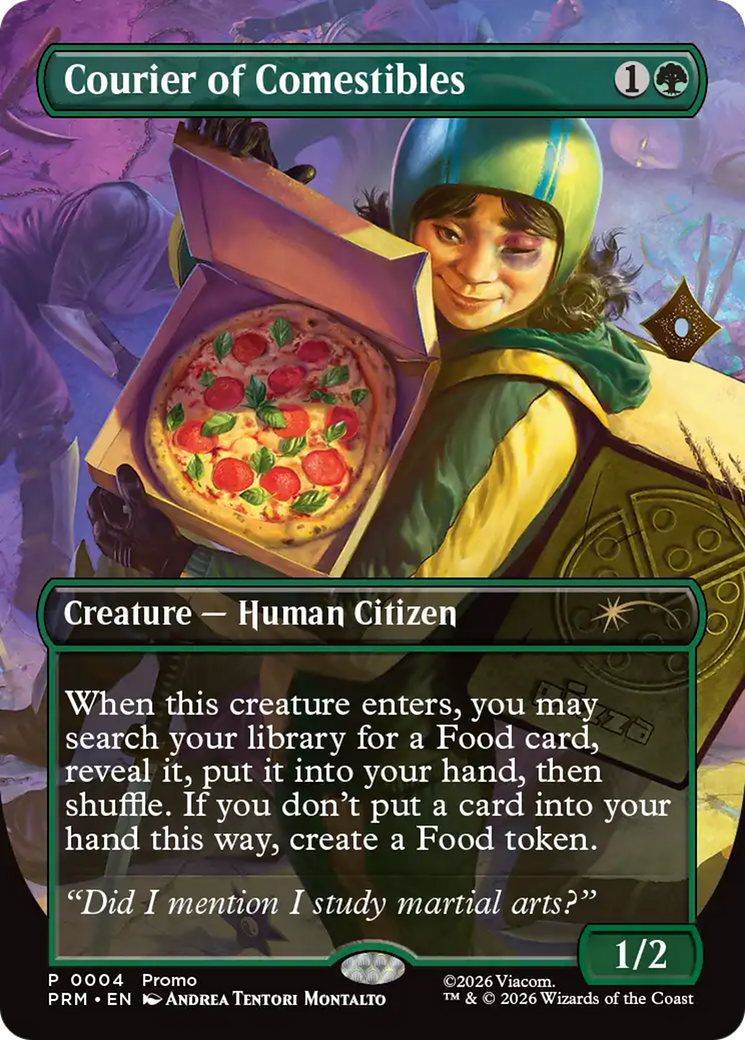 Courier of Comestibles (Borderless) [Wizards Play Network 2026] | Gear Gaming Fayetteville