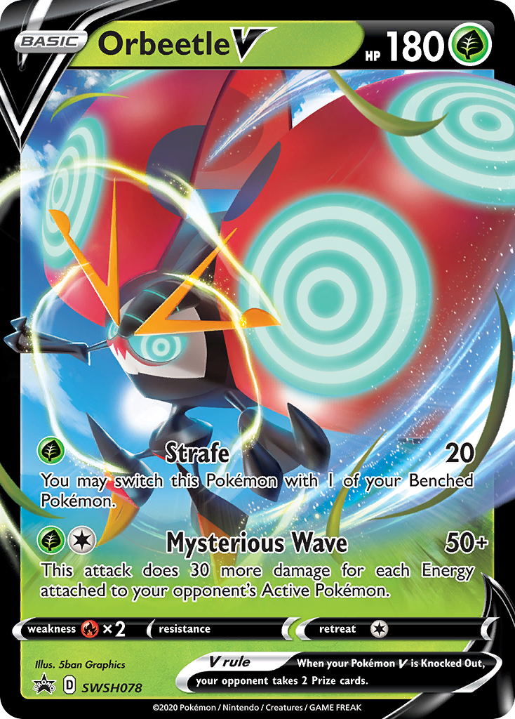 Orbeetle V (SWSH078) (Jumbo Card) [Sword & Shield: Black Star Promos] | Gear Gaming Fayetteville