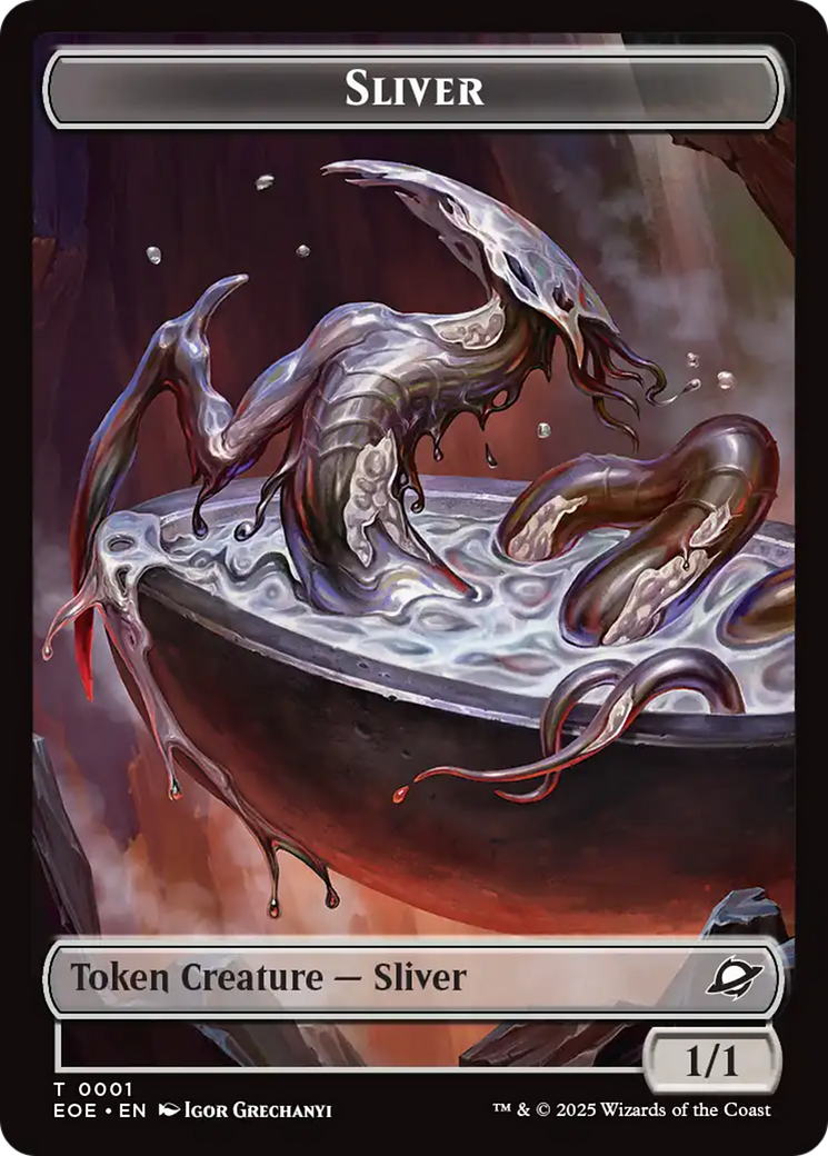 Robot // Sliver Double-Sided Token [Edge of Eternities Tokens] | Gear Gaming Fayetteville