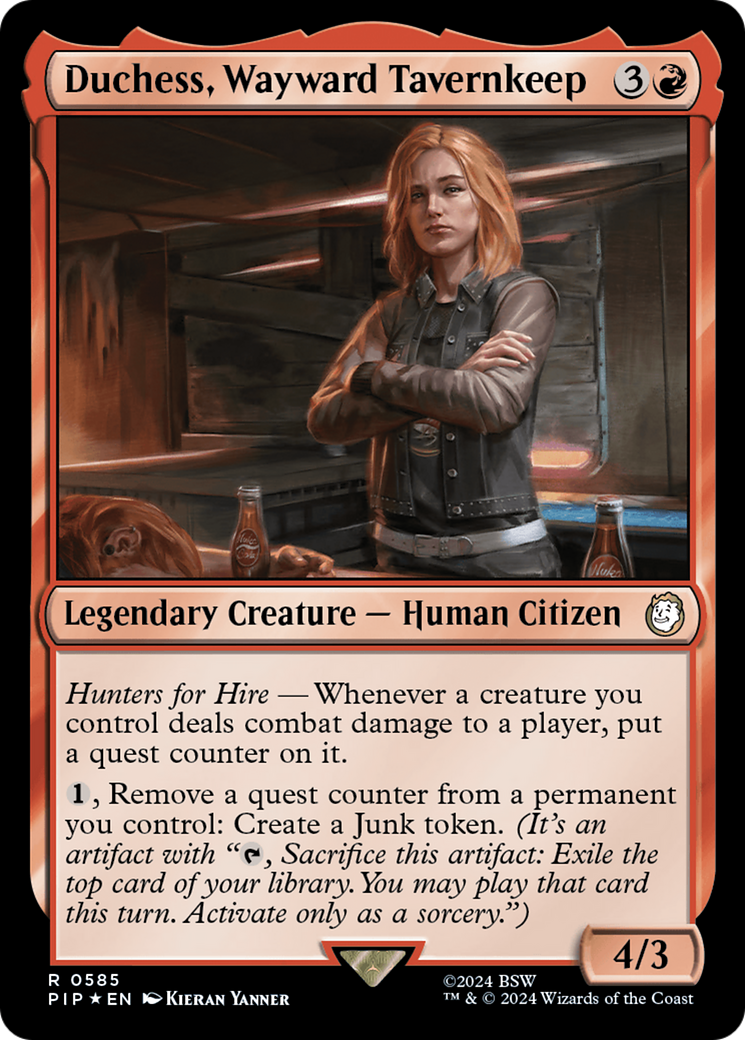 Duchess, Wayward Tavernkeep (Surge Foil) [Fallout] | Gear Gaming Fayetteville