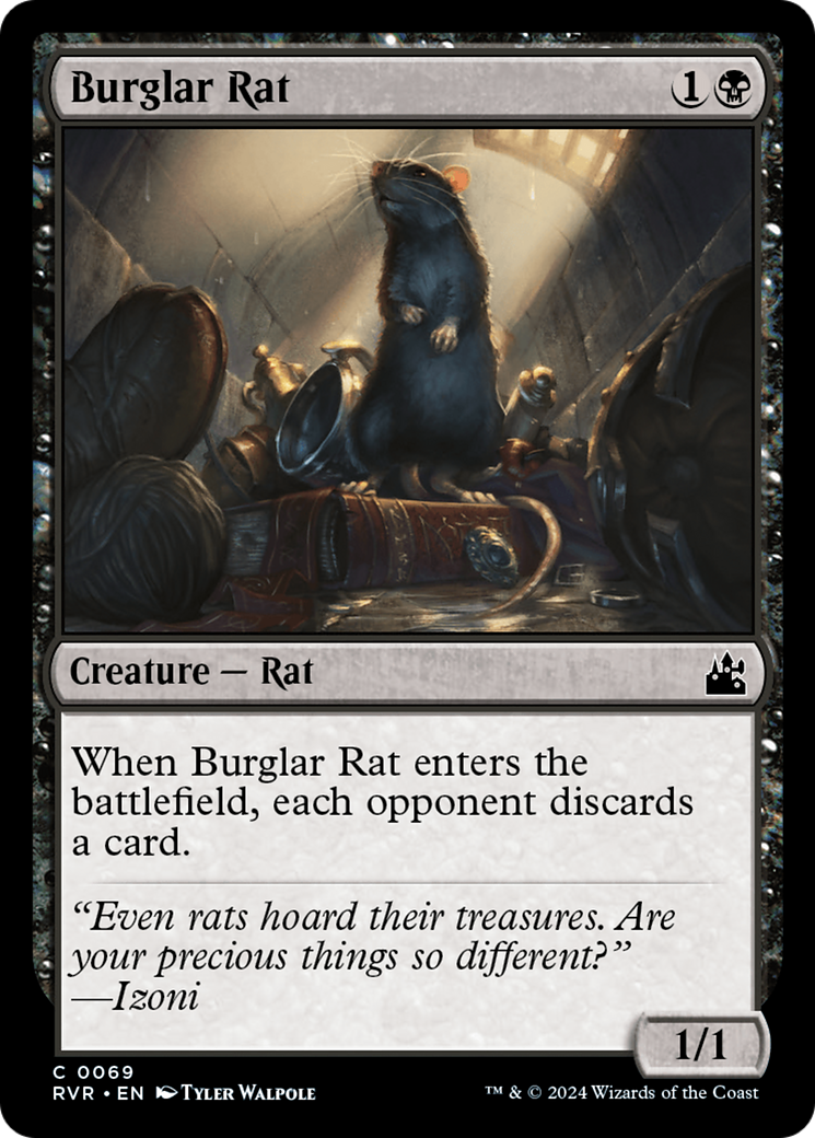Burglar Rat [Ravnica Remastered] | Gear Gaming Fayetteville