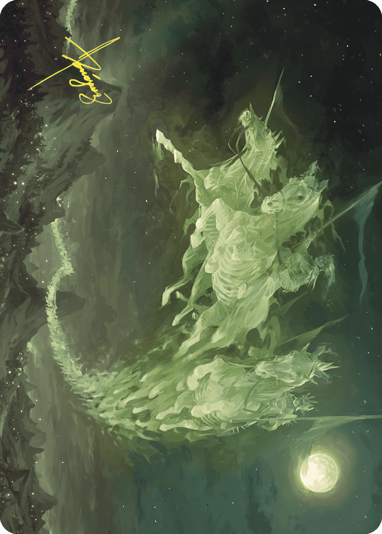 Moonshaker Cavalry Art Card (Gold-Stamped Signature) [Wilds of Eldraine Art Series] | Gear Gaming Fayetteville