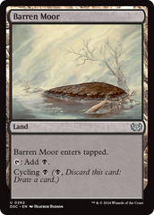 Barren Moor [Duskmourn: House of Horror Commander] | Gear Gaming Fayetteville