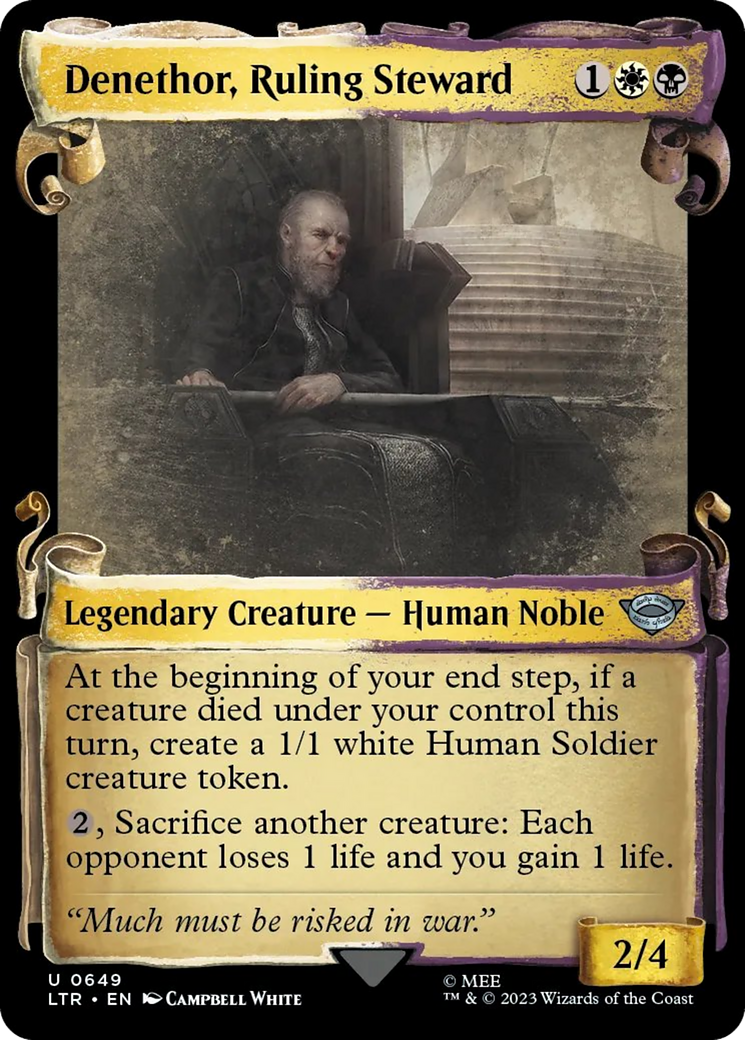 Denethor, Ruling Steward [The Lord of the Rings: Tales of Middle-Earth Showcase Scrolls] | Gear Gaming Fayetteville