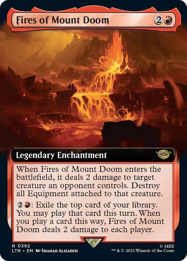 Fires of Mount Doom (Extended Art) [The Lord of the Rings: Tales of Middle-Earth] | Gear Gaming Fayetteville