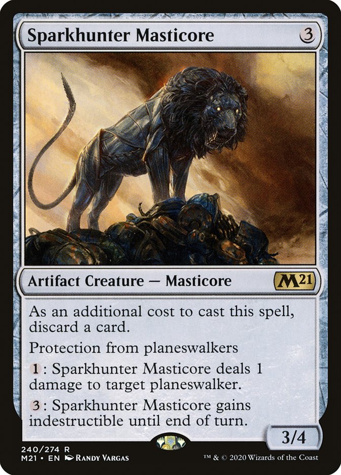 Sparkhunter Masticore [Core Set 2021] | Gear Gaming Fayetteville