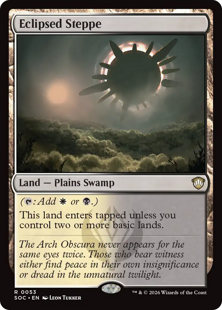 Eclipsed Steppe [Secrets of Strixhaven Commander] | Gear Gaming Fayetteville