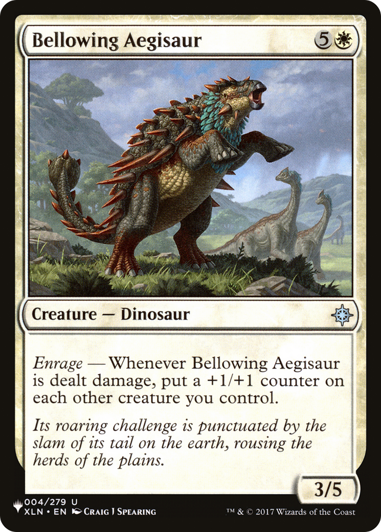 Bellowing Aegisaur [The List Reprints] | Gear Gaming Fayetteville