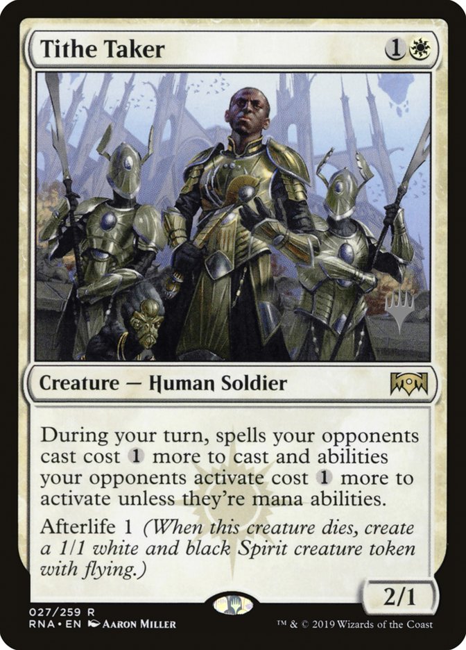 Tithe Taker (Promo Pack) [Ravnica Allegiance Promos] | Gear Gaming Fayetteville