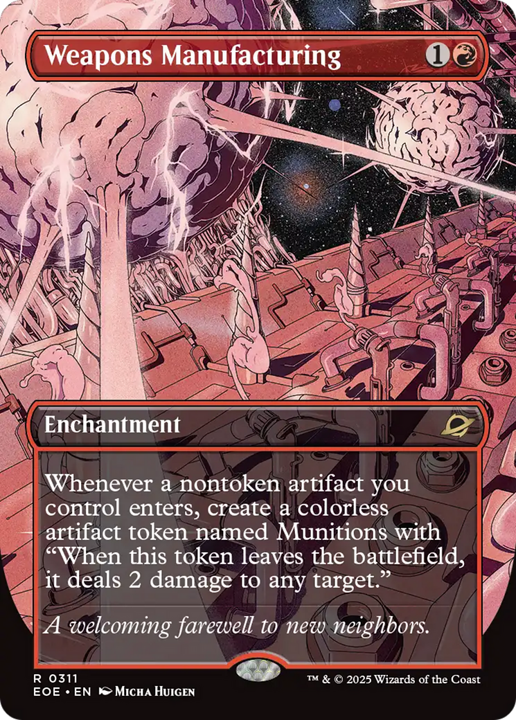 Weapons Manufacturing (Borderless) [Edge of Eternities] | Gear Gaming Fayetteville