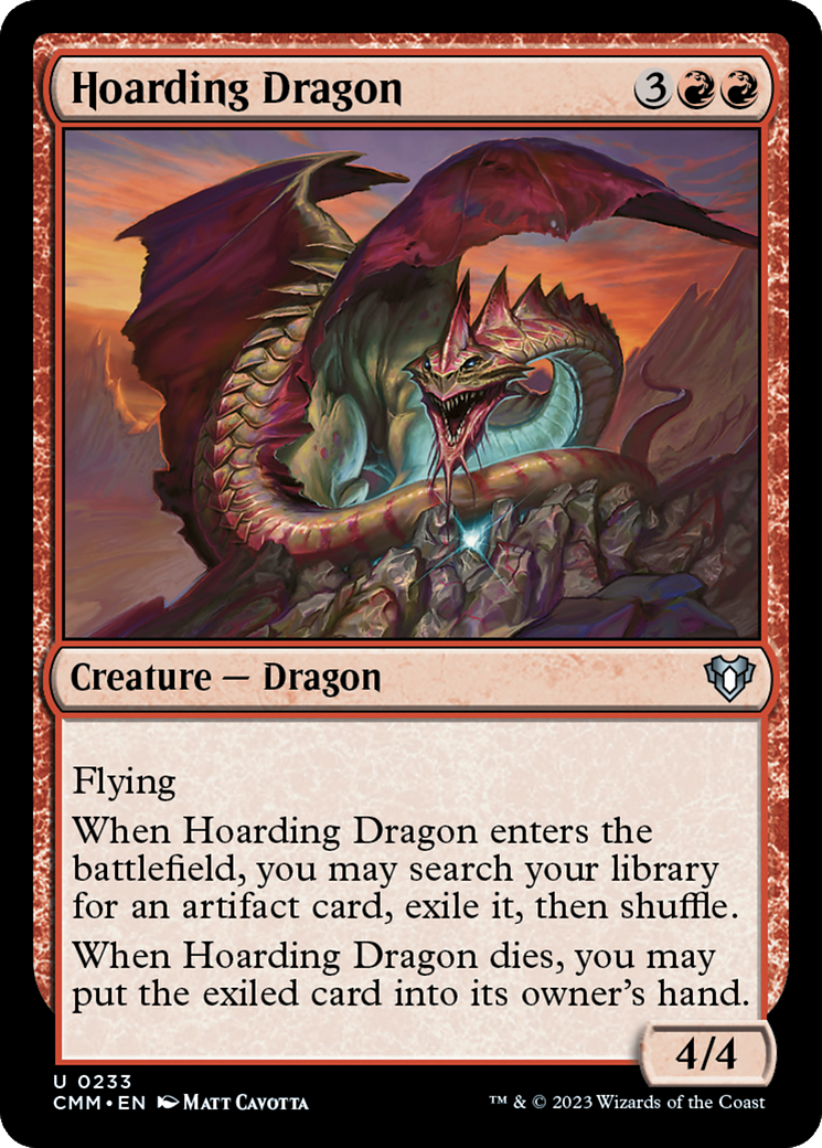 Hoarding Dragon [Commander Masters] | Gear Gaming Fayetteville