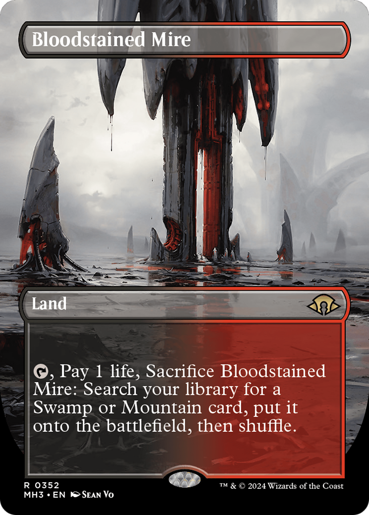 Bloodstained Mire (Borderless) [Modern Horizons 3] | Gear Gaming Fayetteville
