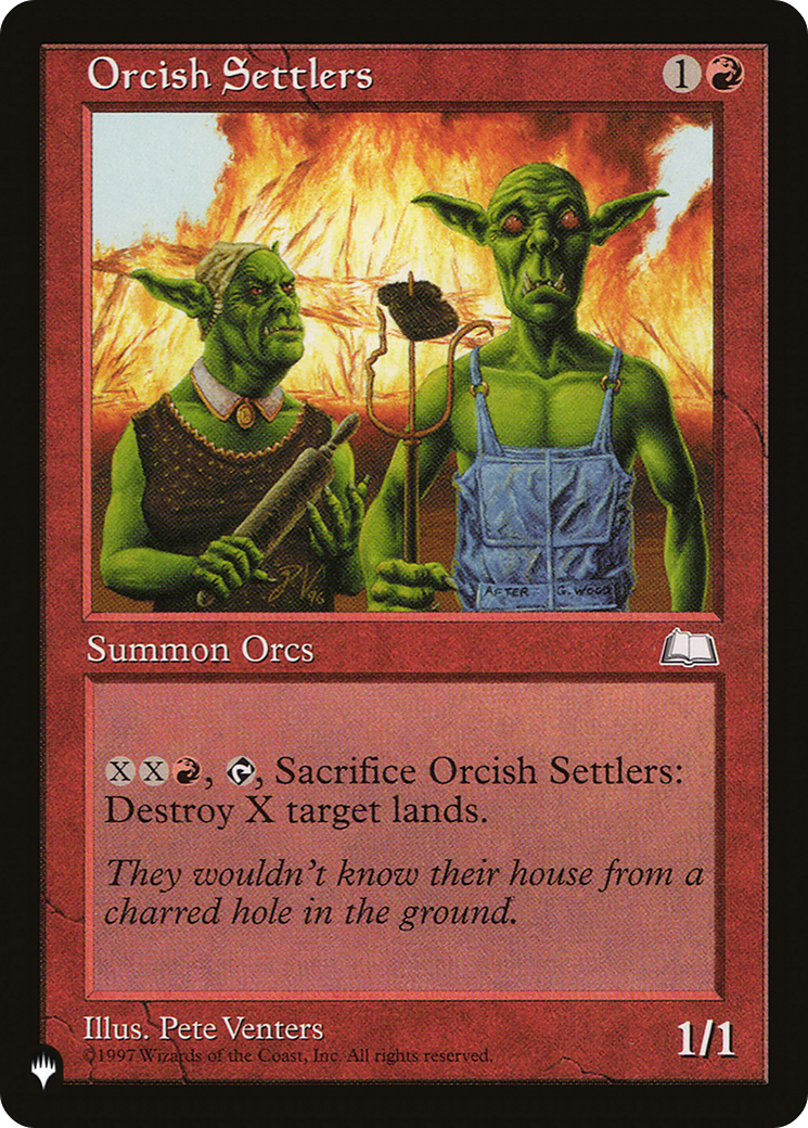 Orcish Settlers [The List Reprints] | Gear Gaming Fayetteville