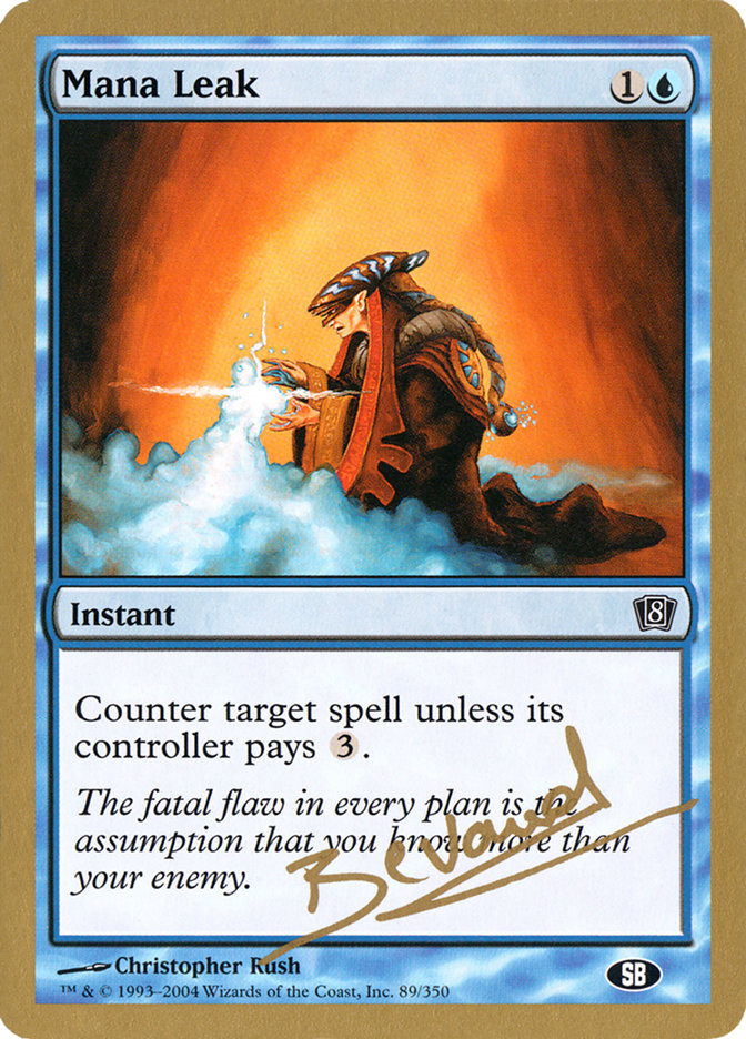 Mana Leak (Manuel Bevand) (SB) [World Championship Decks 2004] | Gear Gaming Fayetteville