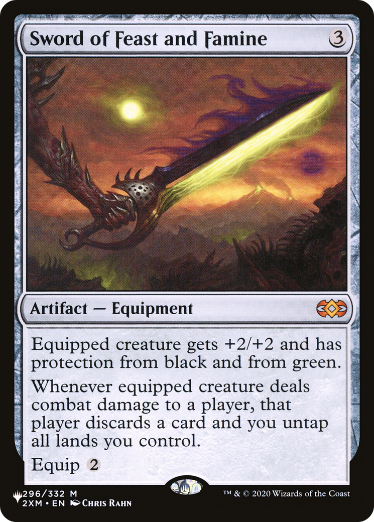 Sword of Feast and Famine [The List] | Gear Gaming Fayetteville