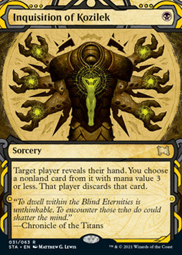 Inquisition of Kozilek (Foil Etched) [Strixhaven: Mystical Archive] | Gear Gaming Fayetteville