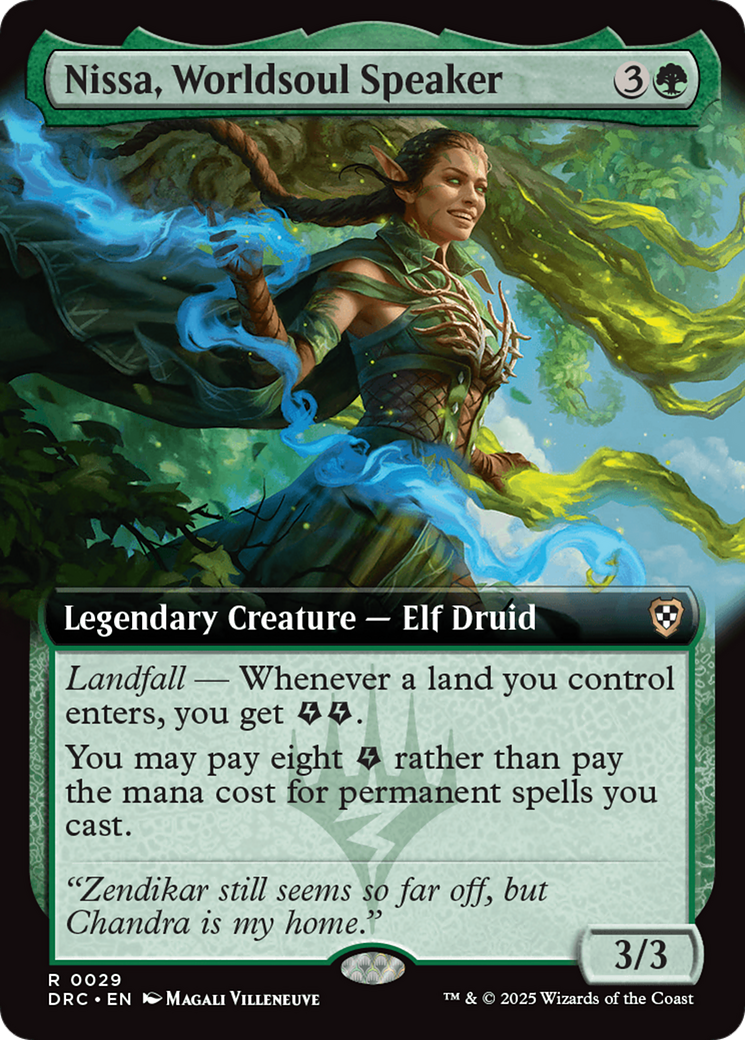 Nissa, Worldsoul Speaker (Extended Art) [Aetherdrift Commander] | Gear Gaming Fayetteville