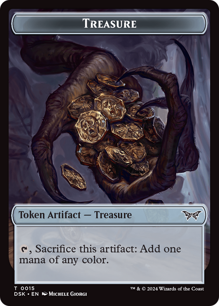 Treasure Token [Duskmourn: House of Horror Tokens] | Gear Gaming Fayetteville