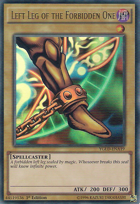Left Leg of the Forbidden One [YGLD-ENA19] Ultra Rare | Gear Gaming Fayetteville