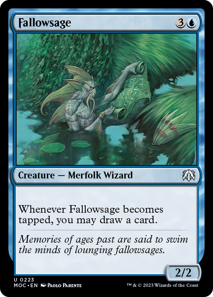 Fallowsage [March of the Machine Commander] | Gear Gaming Fayetteville