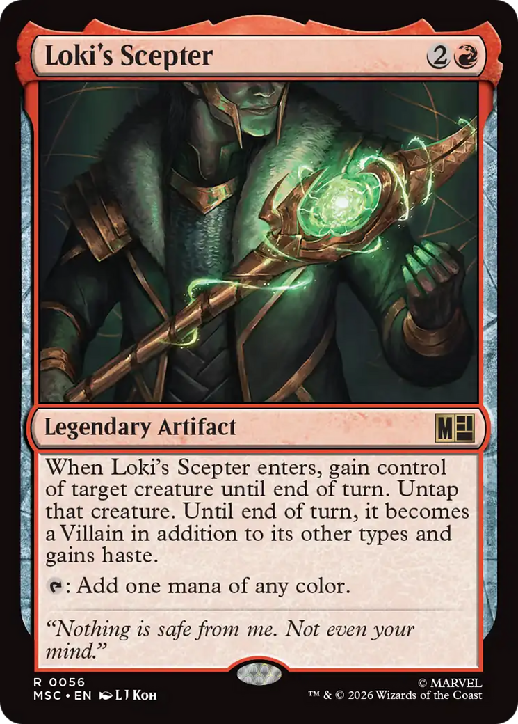 Loki's Scepter [Marvel Super Heroes Commander] | Gear Gaming Fayetteville
