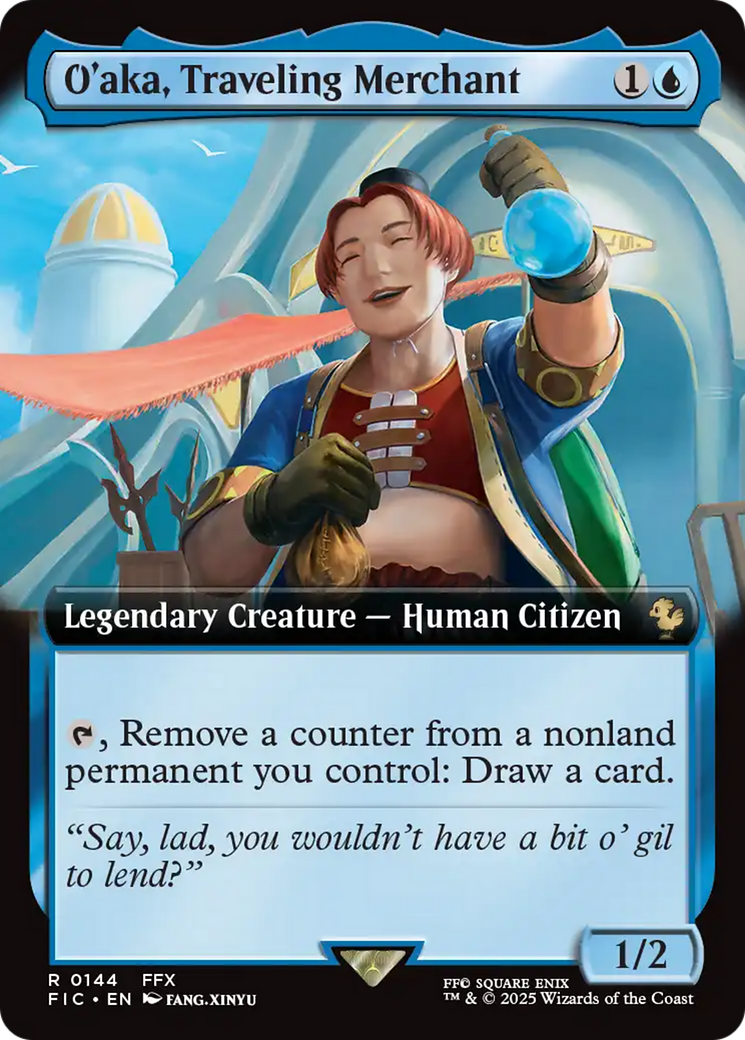O'aka, Traveling Merchant (Extended Art) [FINAL FANTASY Commander] | Gear Gaming Fayetteville