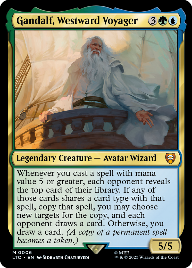 Gandalf, Westward Voyager [The Lord of the Rings: Tales of Middle-Earth Commander] | Gear Gaming Fayetteville