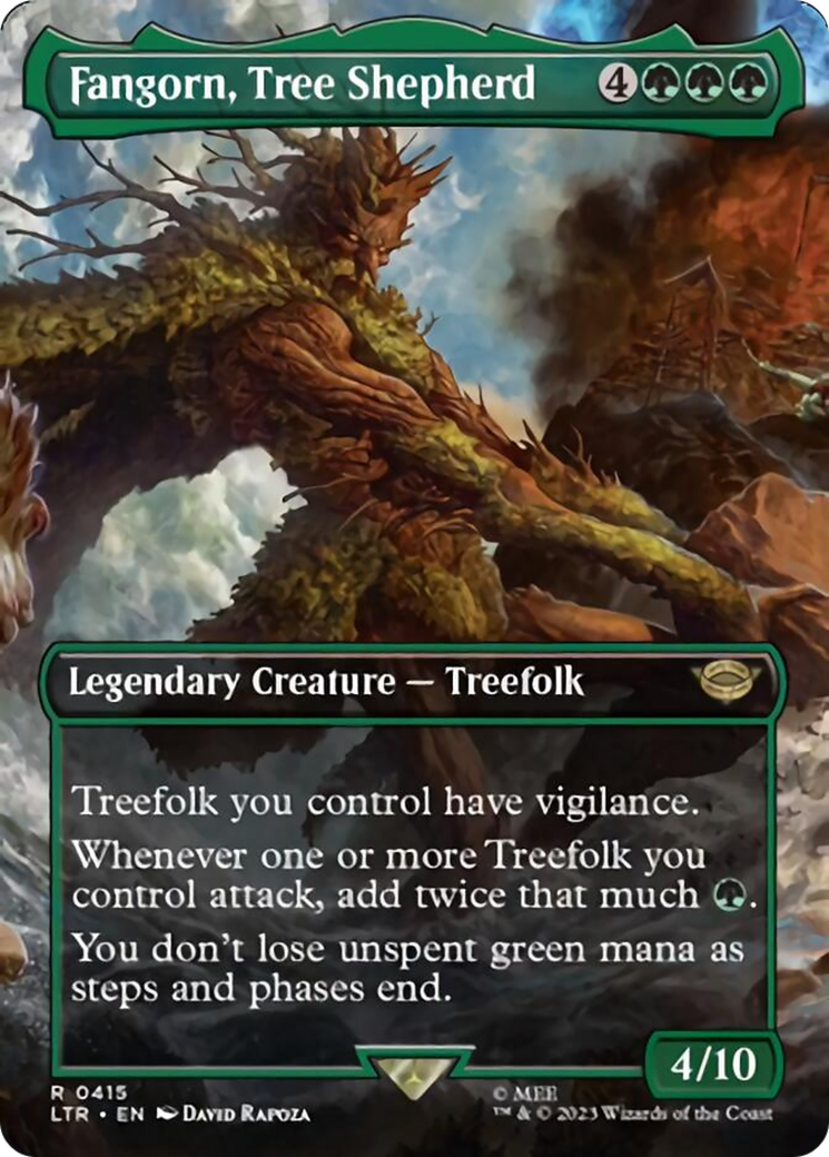 Fangorn, Tree Shepherd (Borderless Alternate Art) [The Lord of the Rings: Tales of Middle-Earth] | Gear Gaming Fayetteville