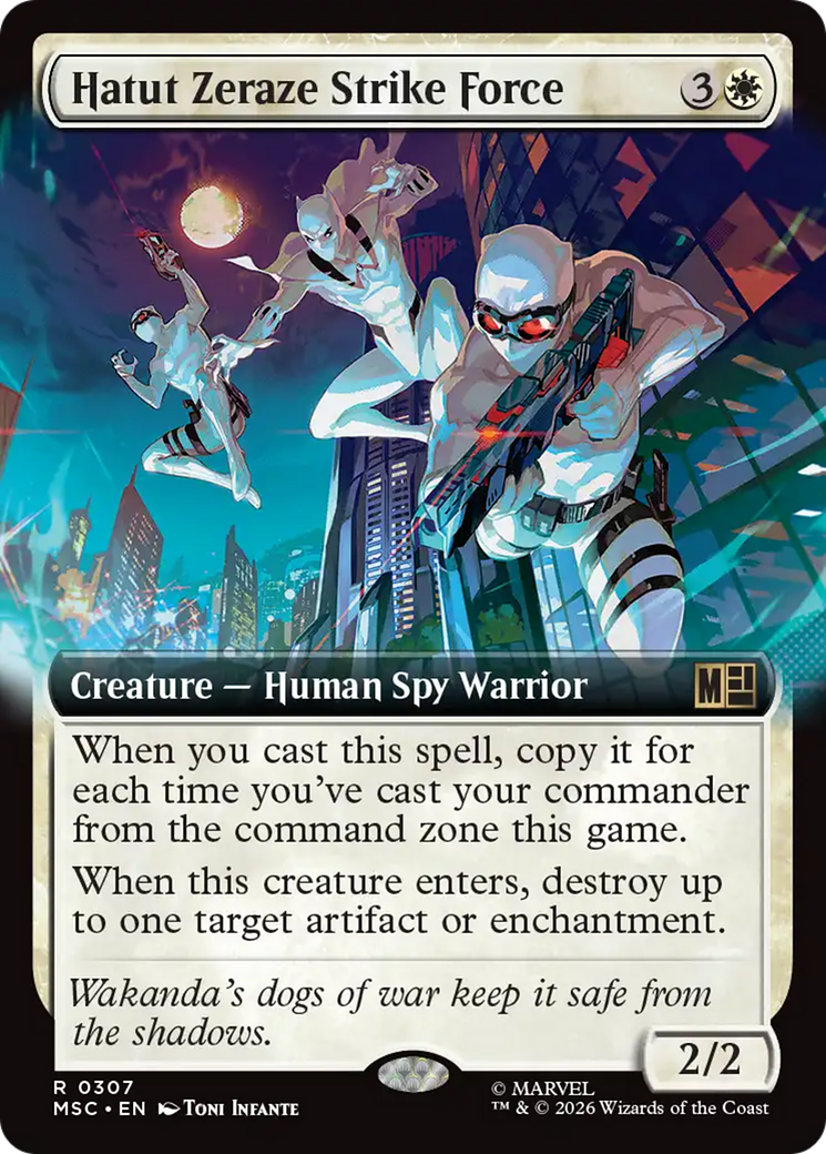 Hatut Zeraze Strike Force (Extended Art) [Marvel Super Heroes Commander] | Gear Gaming Fayetteville