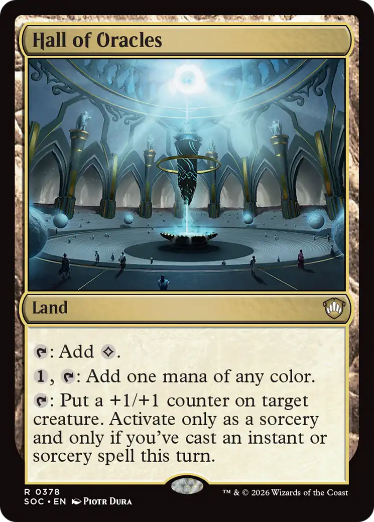 Hall of Oracles [Secrets of Strixhaven Commander] | Gear Gaming Fayetteville