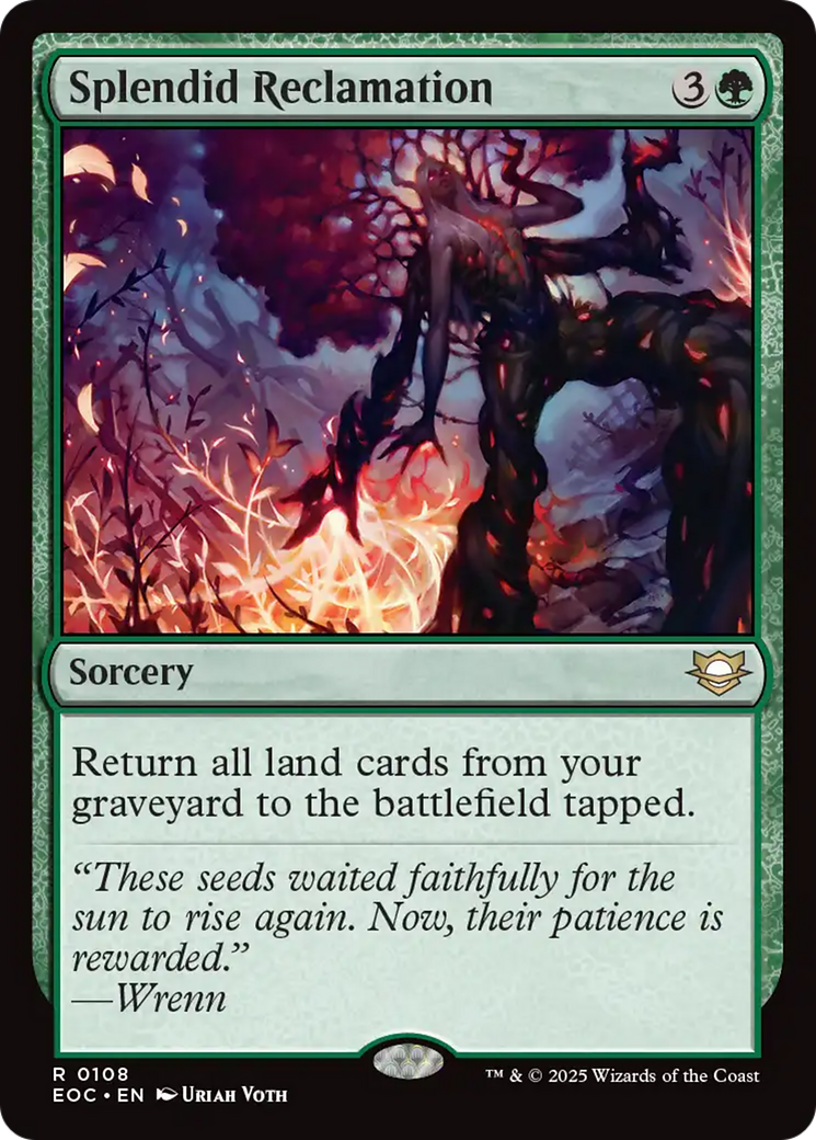 Splendid Reclamation [Edge of Eternities Commander] | Gear Gaming Fayetteville