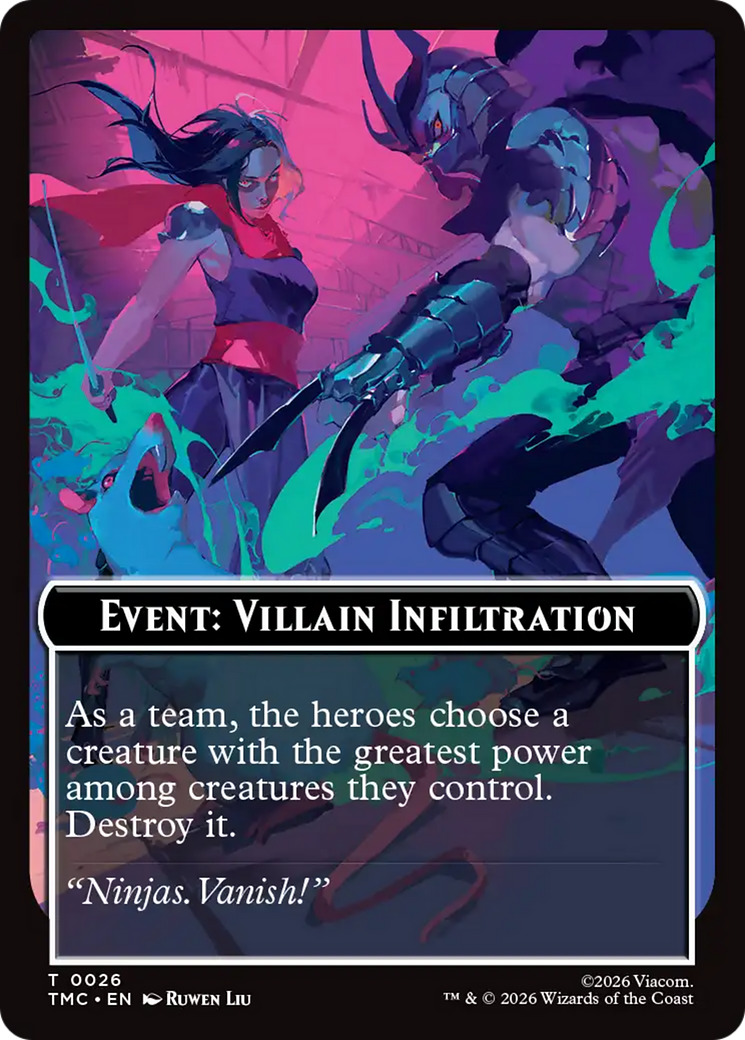 Event: Villain Infiltration [Teenage Mutant Ninja Turtles Commander Tokens] | Gear Gaming Fayetteville