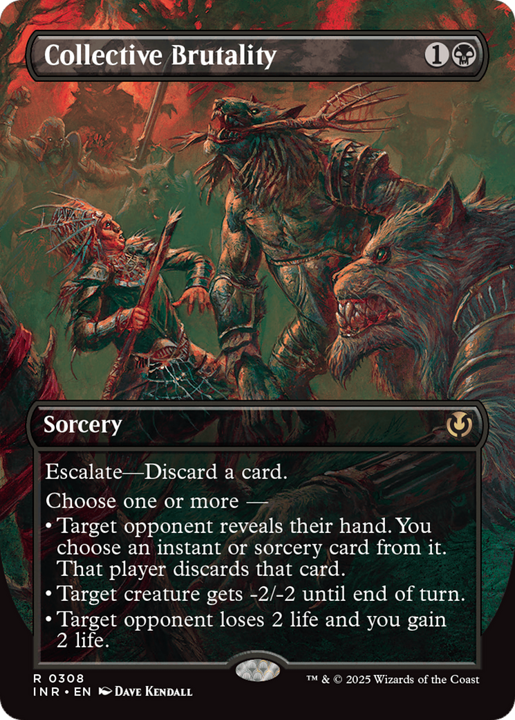Collective Brutality (Borderless) [Innistrad Remastered] | Gear Gaming Fayetteville
