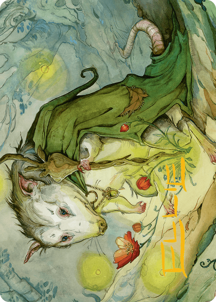 Tender Wildguide Art Card (Gold-Stamped Signature) [Bloomburrow Art Series] | Gear Gaming Fayetteville