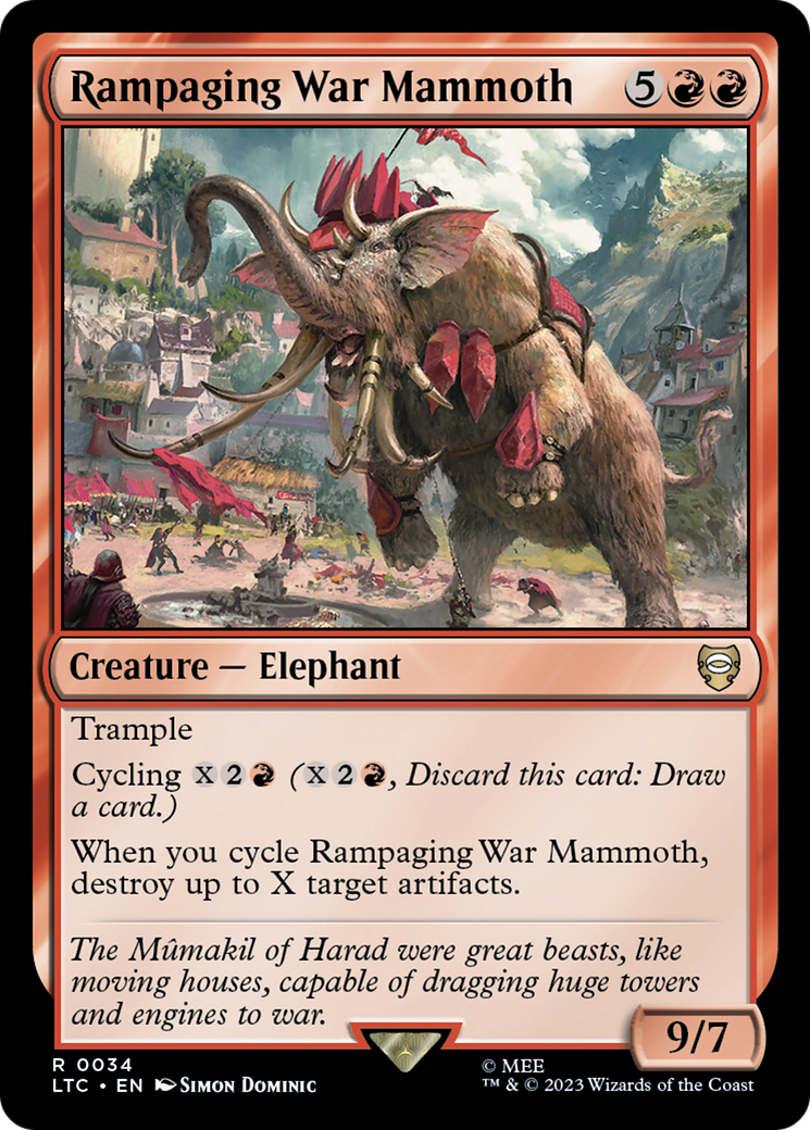 Rampaging War Mammoth [The Lord of the Rings: Tales of Middle-Earth Commander] | Gear Gaming Fayetteville