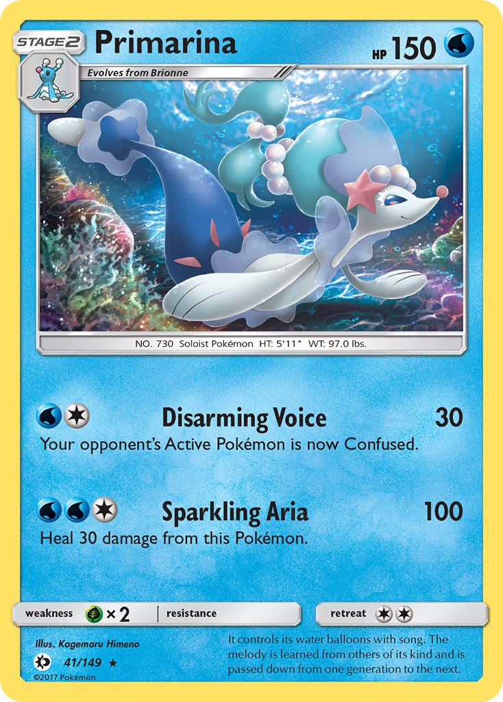 Primarina (41/149) [Sun & Moon: Base Set] | Gear Gaming Fayetteville