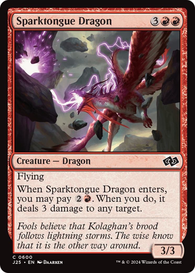 Sparktongue Dragon [Foundations Jumpstart] | Gear Gaming Fayetteville