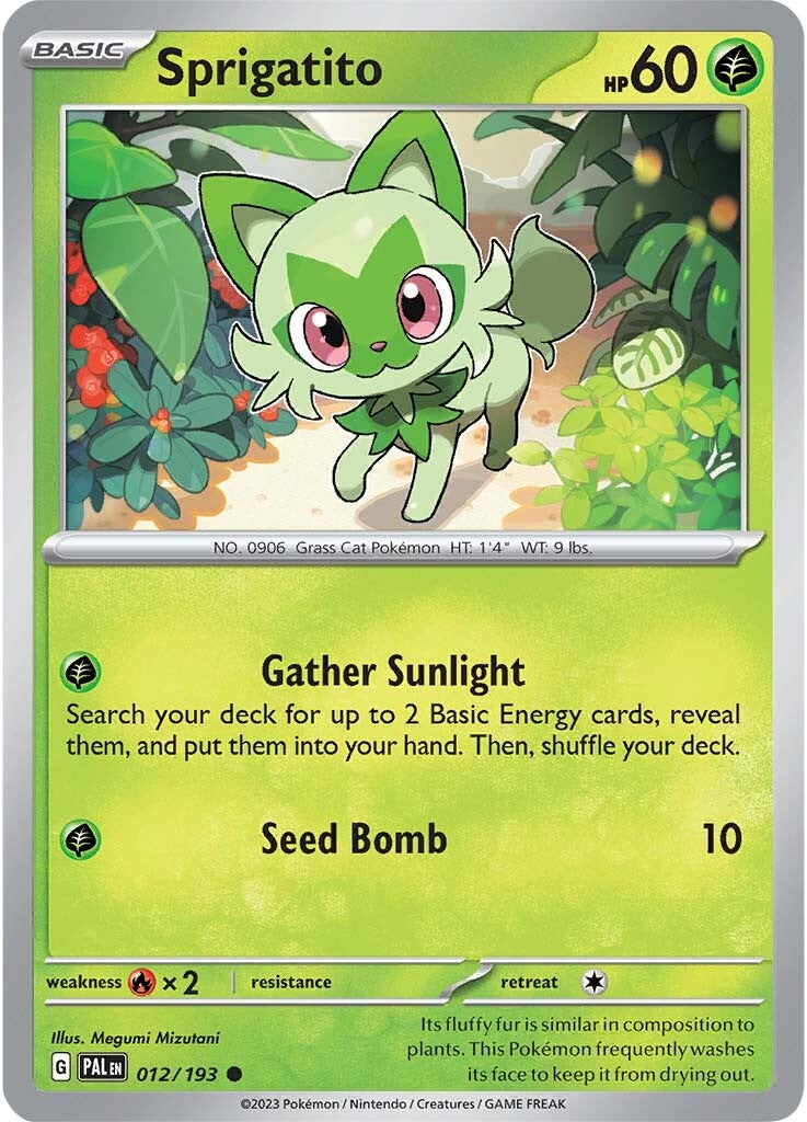 Sprigatito (012/193) [Scarlet & Violet: Paldea Evolved] | Gear Gaming Fayetteville