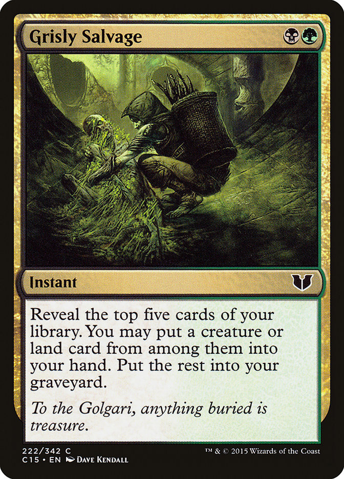 Grisly Salvage [Commander 2015] | Gear Gaming Fayetteville