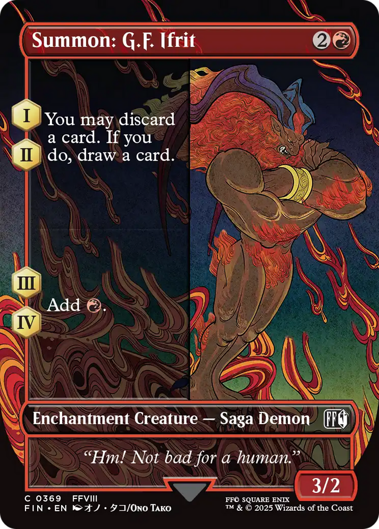 Summon: G.F. Ifrit (Borderless) [FINAL FANTASY] | Gear Gaming Fayetteville